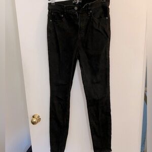 High waisted J Crew Black skinny jeans size 26
